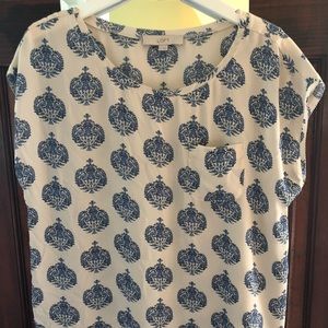 Loft short sleeve blouse